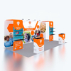 10×20 Tension Fabric Trade Show Booth E01C2-56