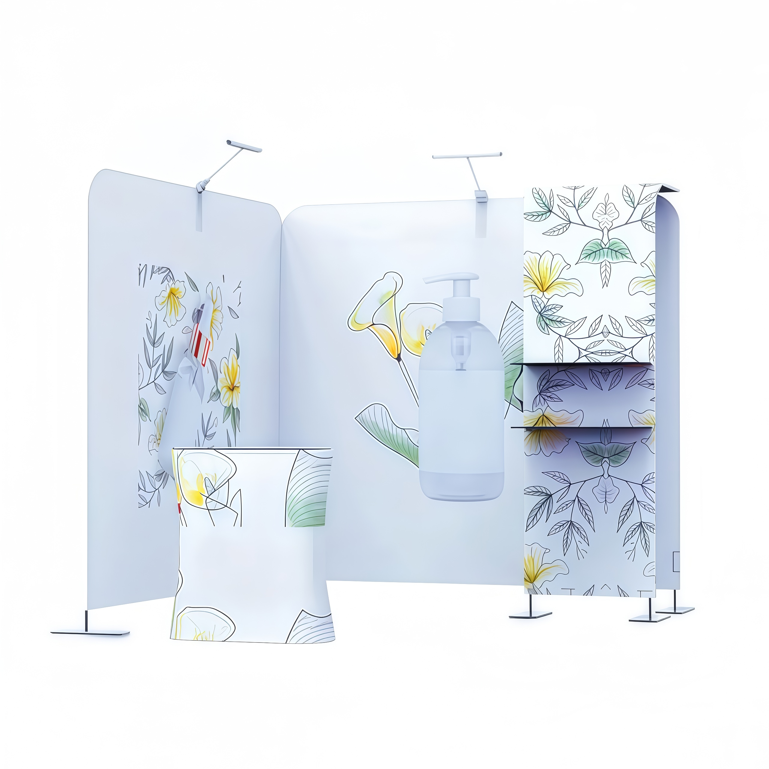 10x10 Fabric Booth E01C1-30