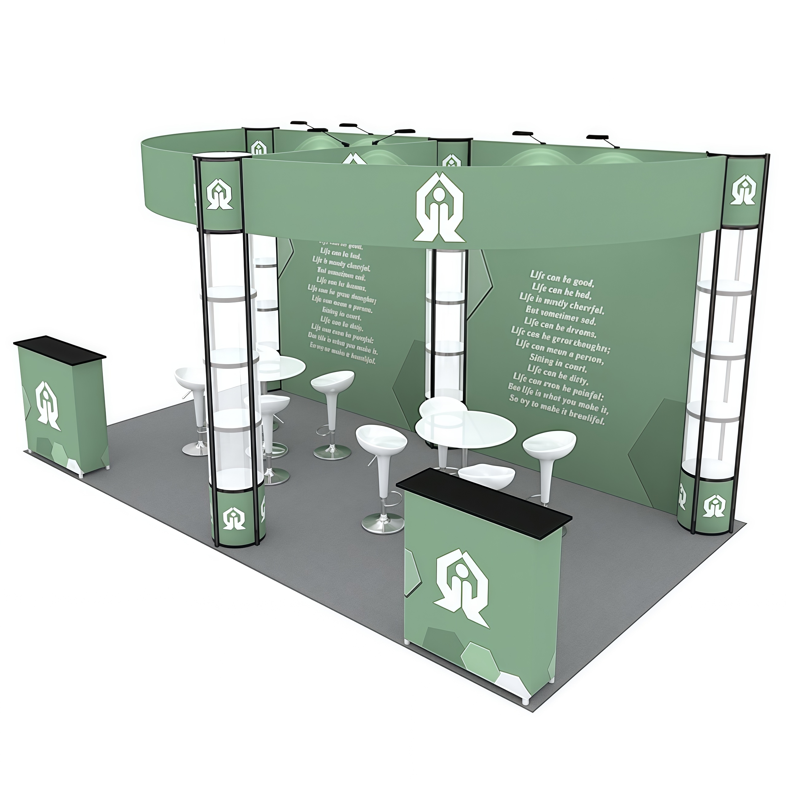 10ft x 20ft Portable Booth Stand E01B15