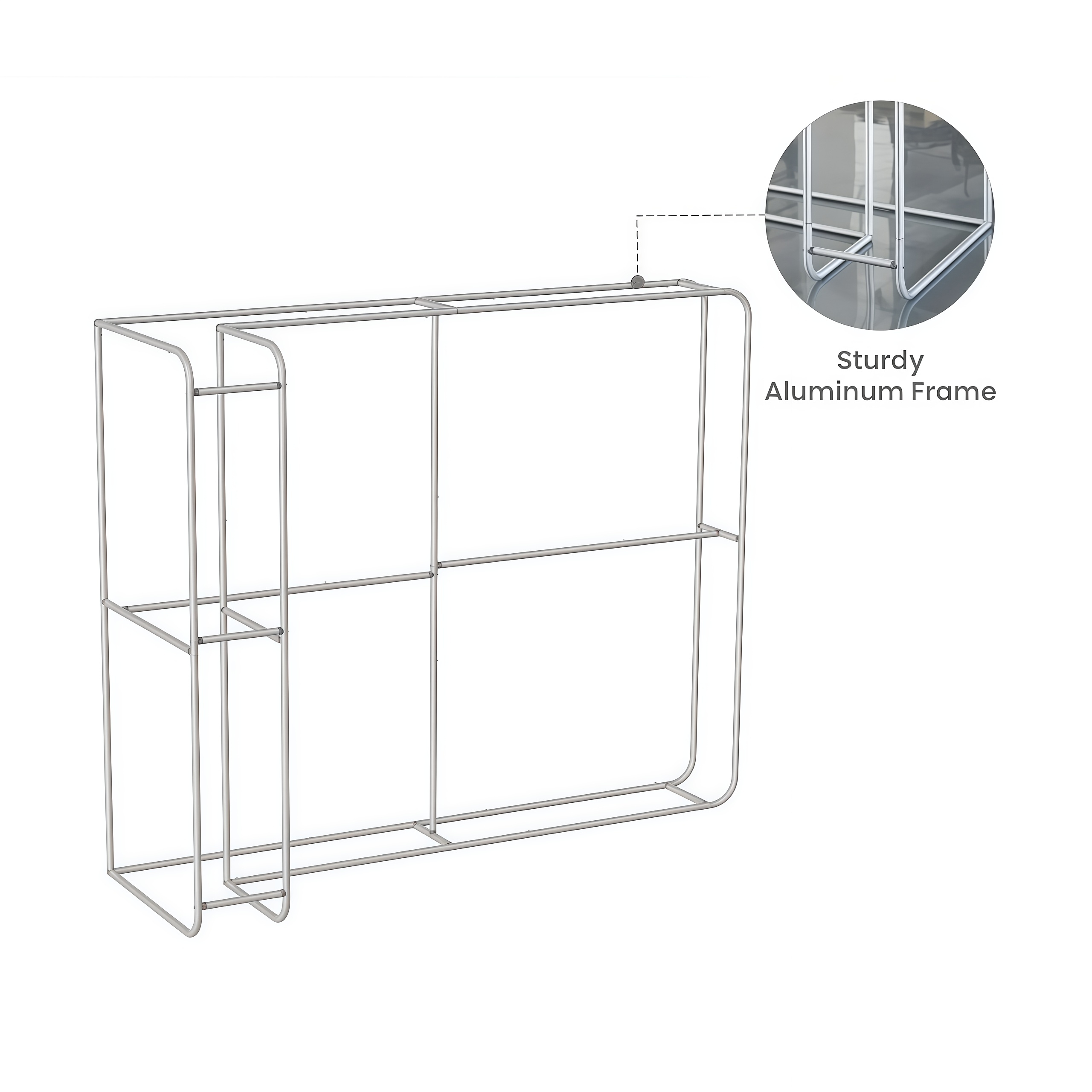 3D L-Shaped Banner E03G17