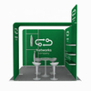 10ft Custom Printed Trade Show Booth E01C1-52