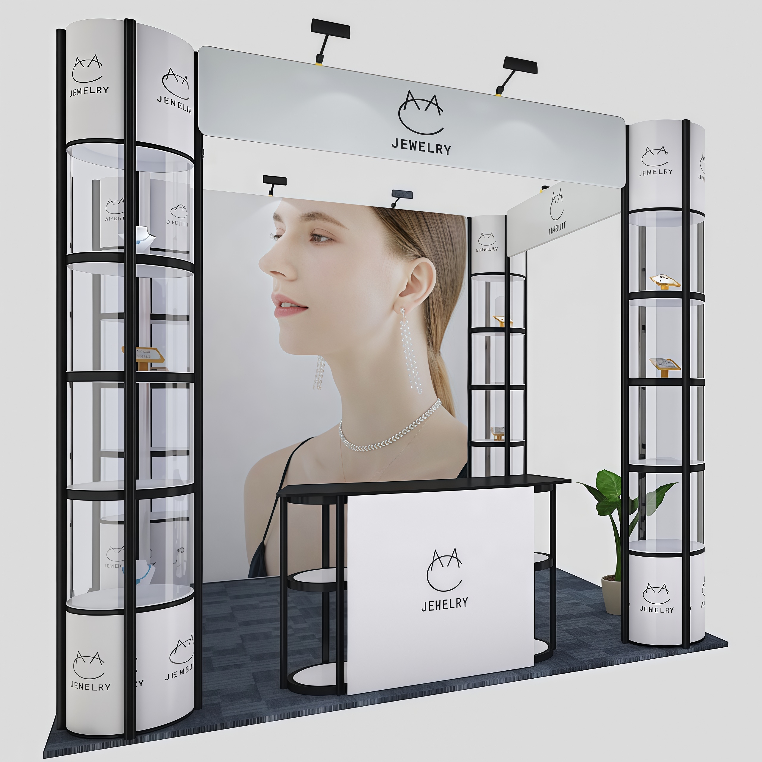 10ft*10ft Booth Stand E01B4