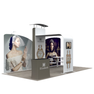 10x20 Booth Display E01C2-2