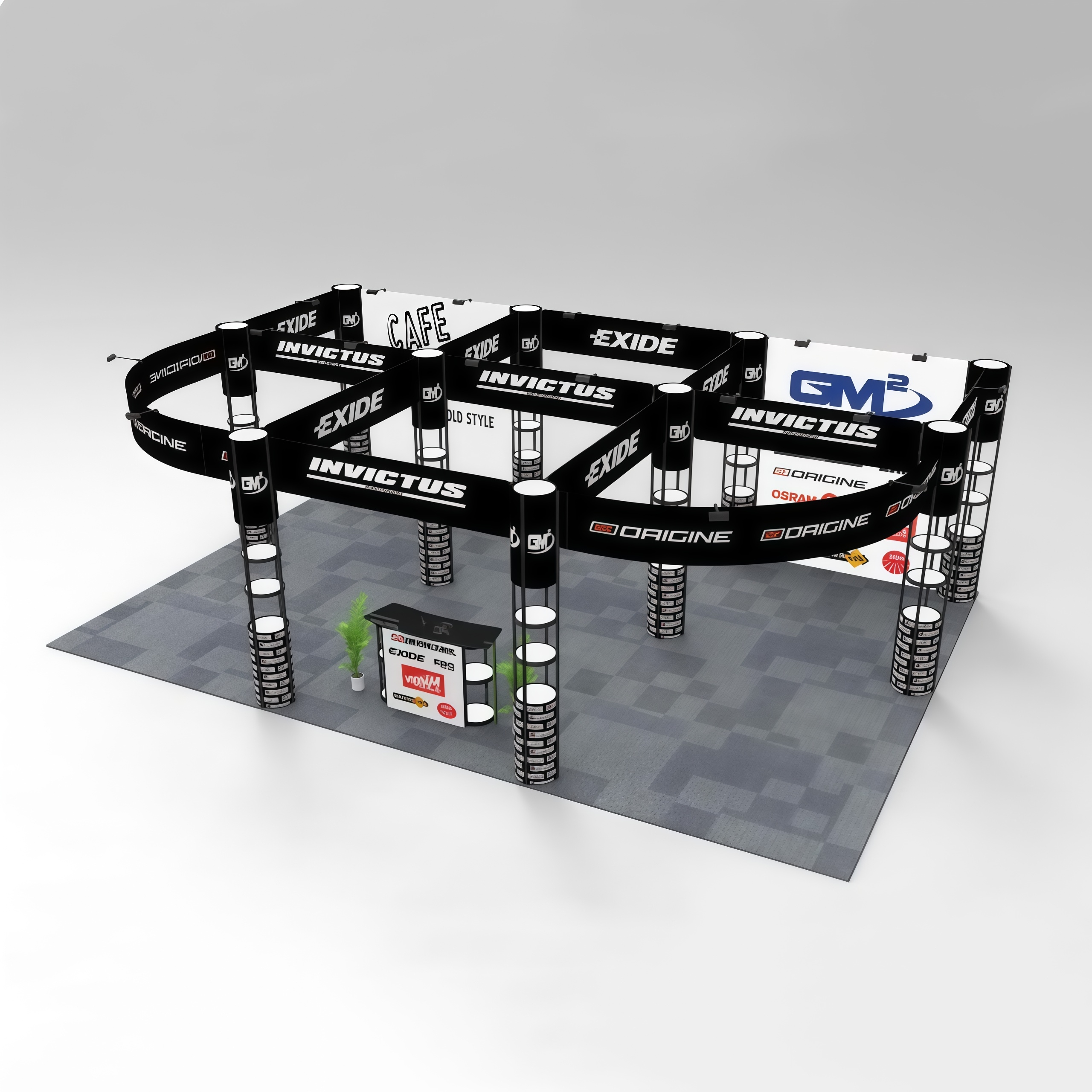 20ft*10ft Expo Booth E01B10