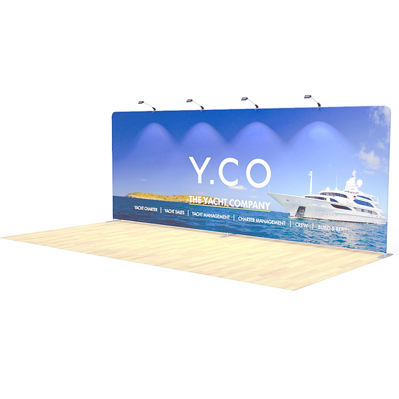 10×20 Tension Fabric Trade Show Booth E01C2-56