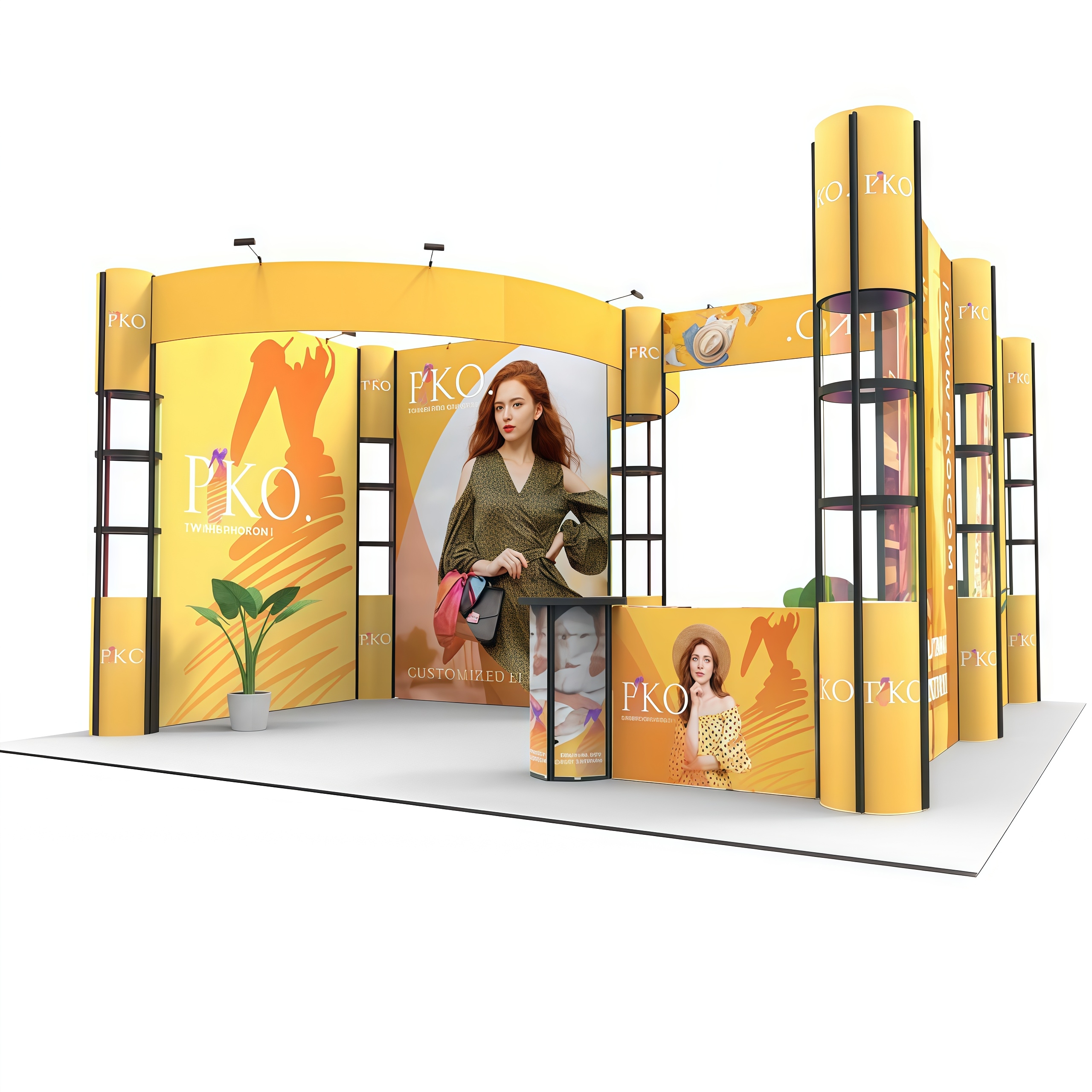 20ft*20ft Exhibit Booth E01B13