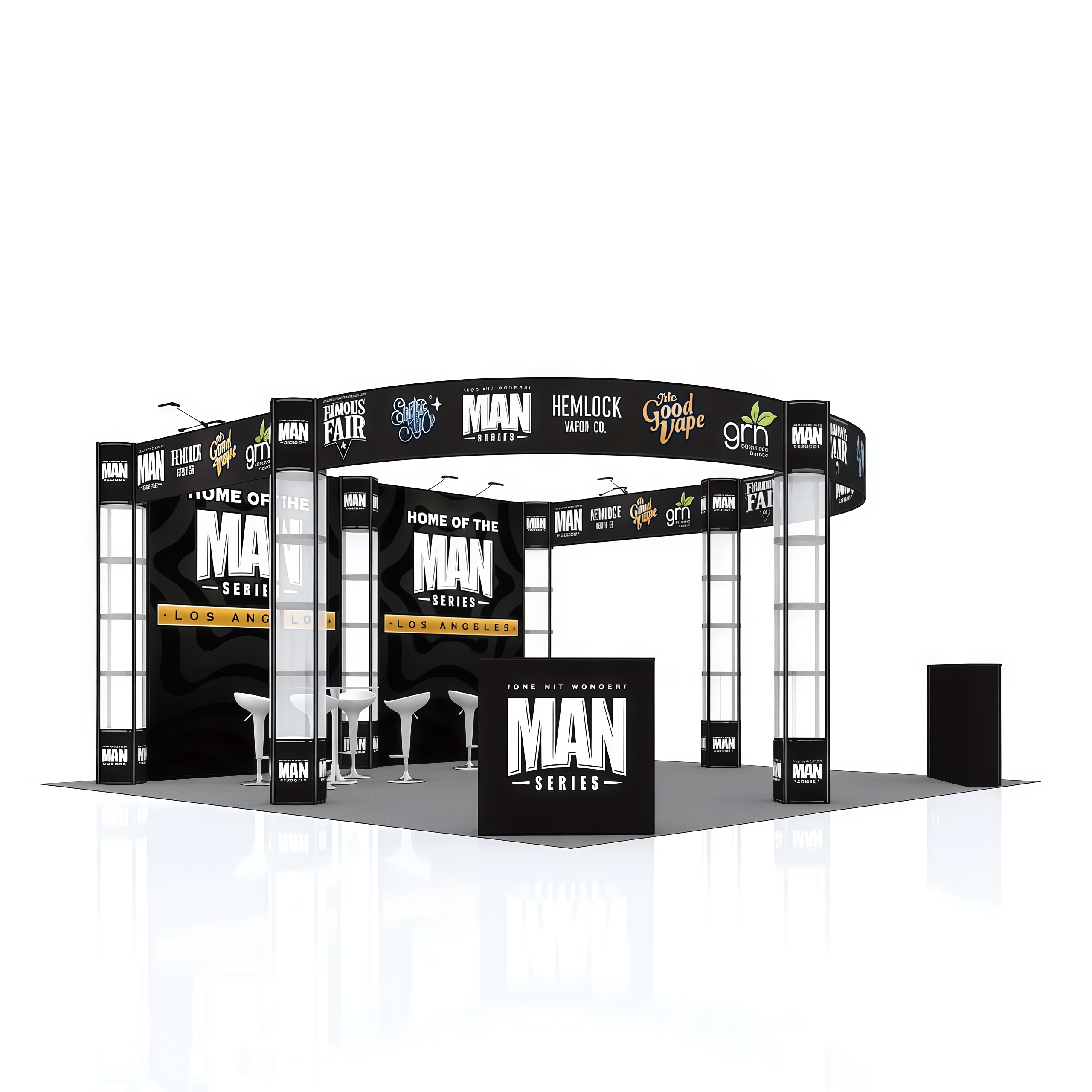 20x20 Exhibit Booths E01B16
