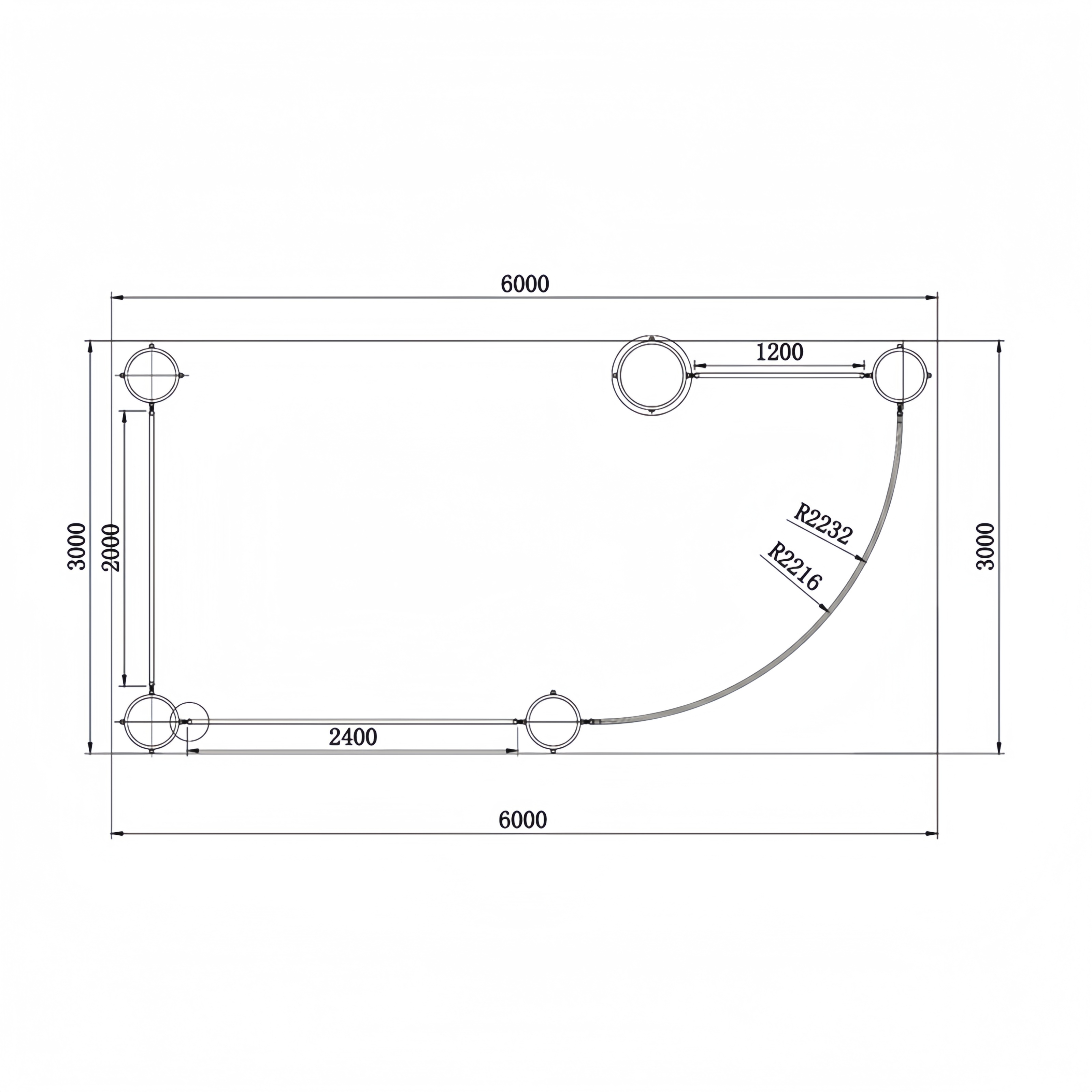 20ft*10ft Show Stand E01B2