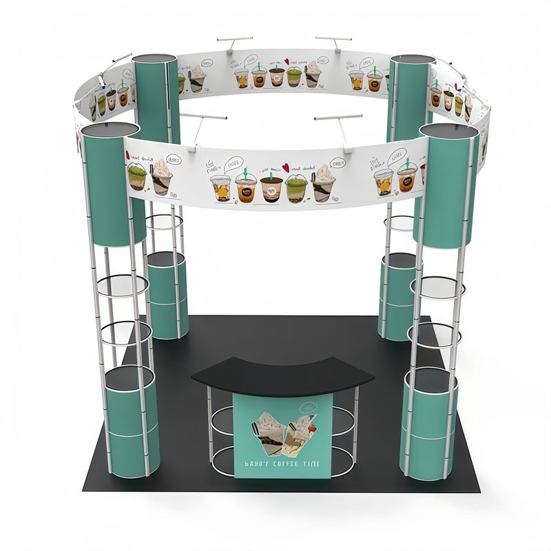10ft*10ft Round Booth E01B7