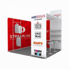10ft Custom Printed Trade Show Booth E01C1-52