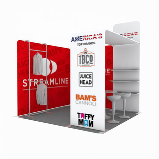 10ft Custom Printed Trade Show Booth E01C1-52
