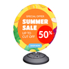 Outdoor Fabric Banner Stand E05B2