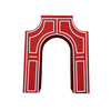 3D Arch Door Display E03H10
