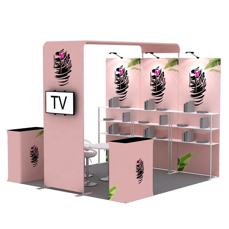 10ft x 10ft Shelf Booth Display E01C1-54