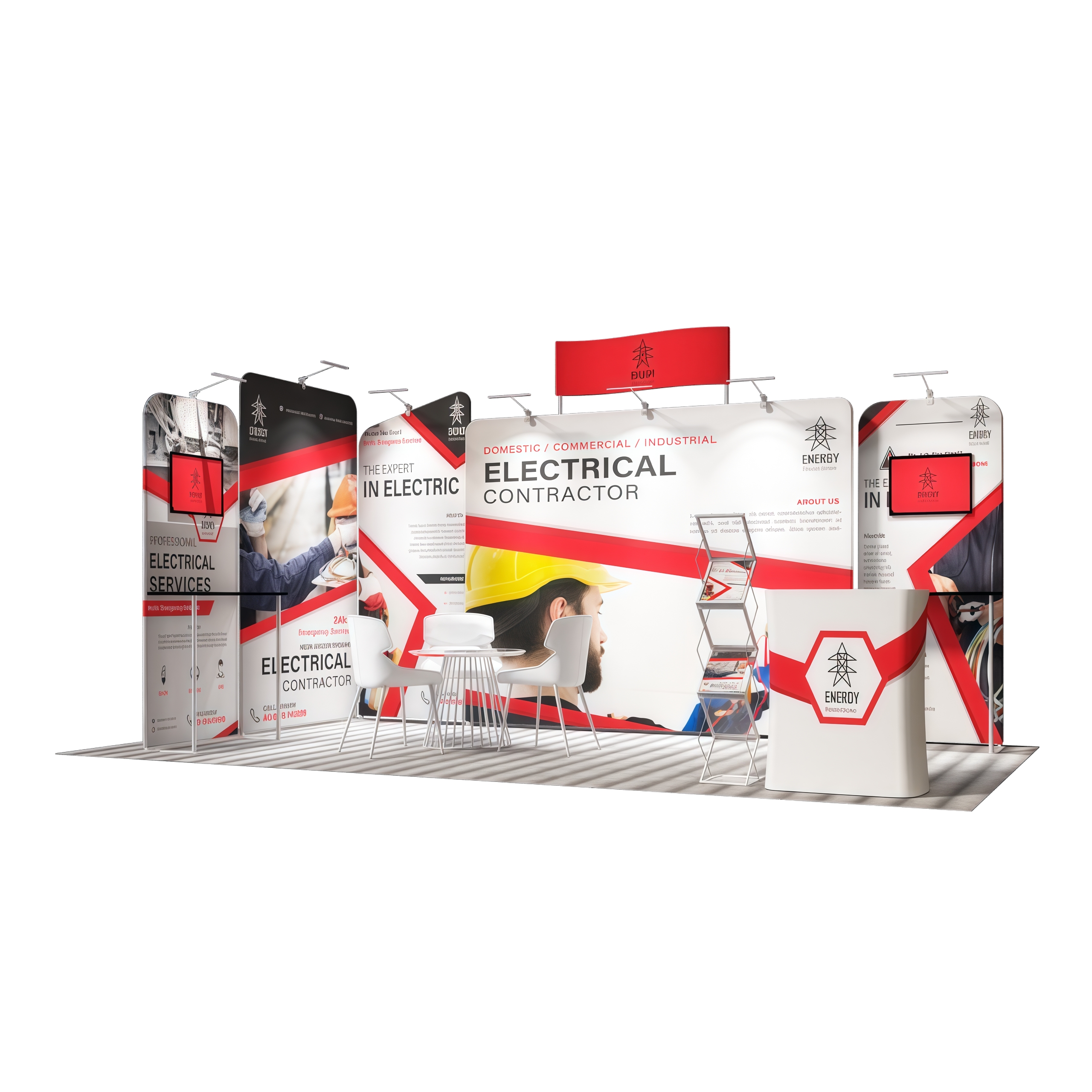 10x20 Tension Fabric Booth E01C2-59