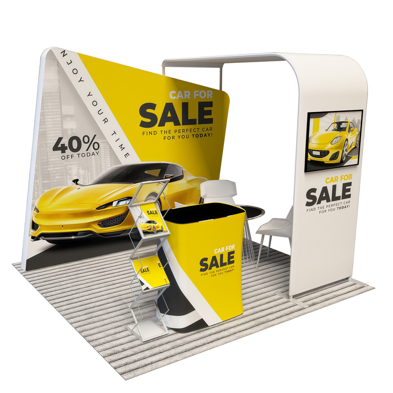 Custom 10ft Trade Show Package E01C1-61