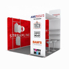 10ft Custom Printed Trade Show Booth E01C1-52