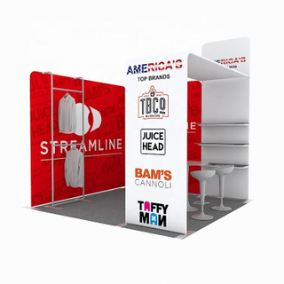 10ft Custom Printed Trade Show Booth E01C1-52