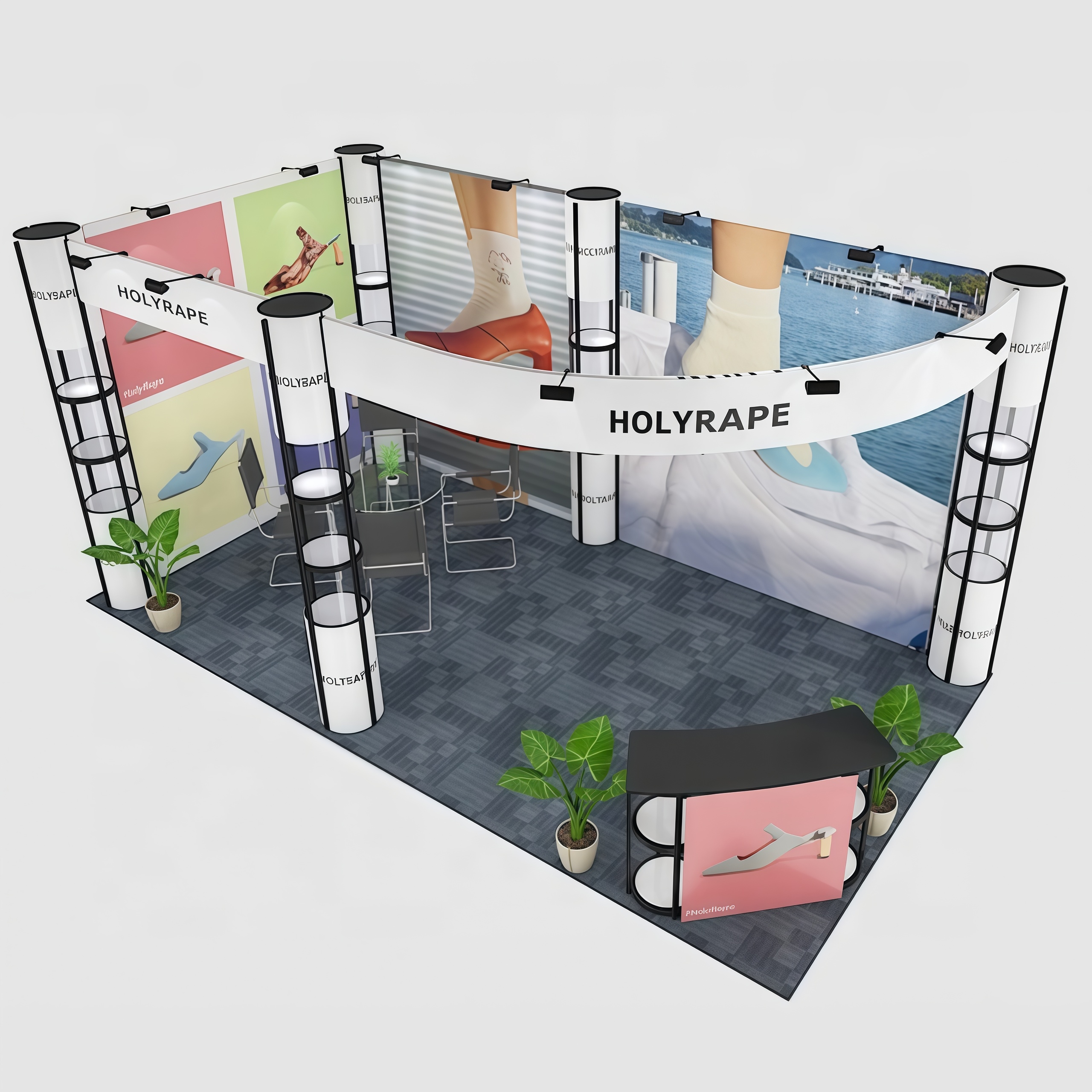 20ft*10ft Trade Booth E01B1
