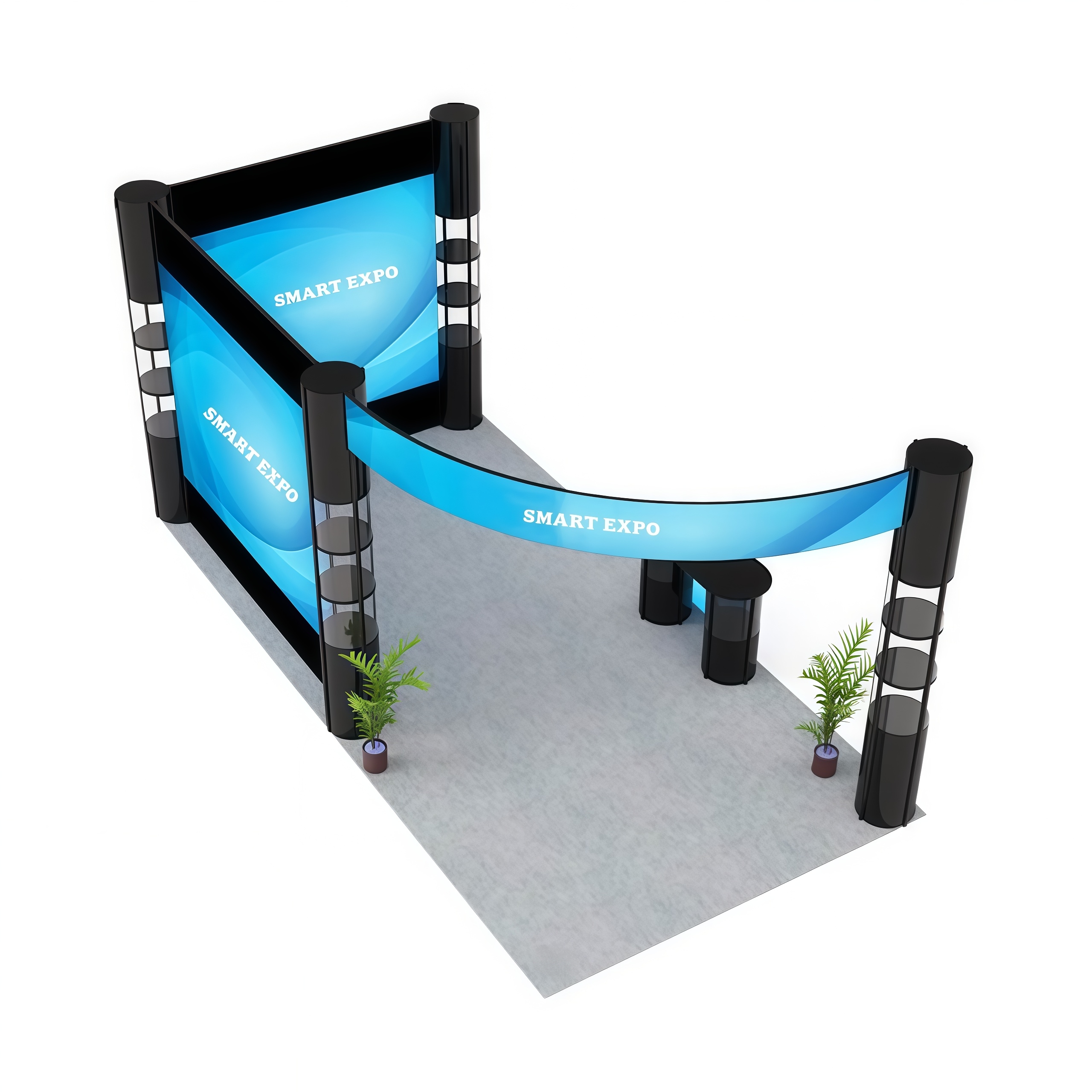 20ft*10ft Show Stand E01B2