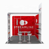 10ft Custom Printed Trade Show Booth E01C1-52