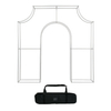 3D Arch Door Display E03H10