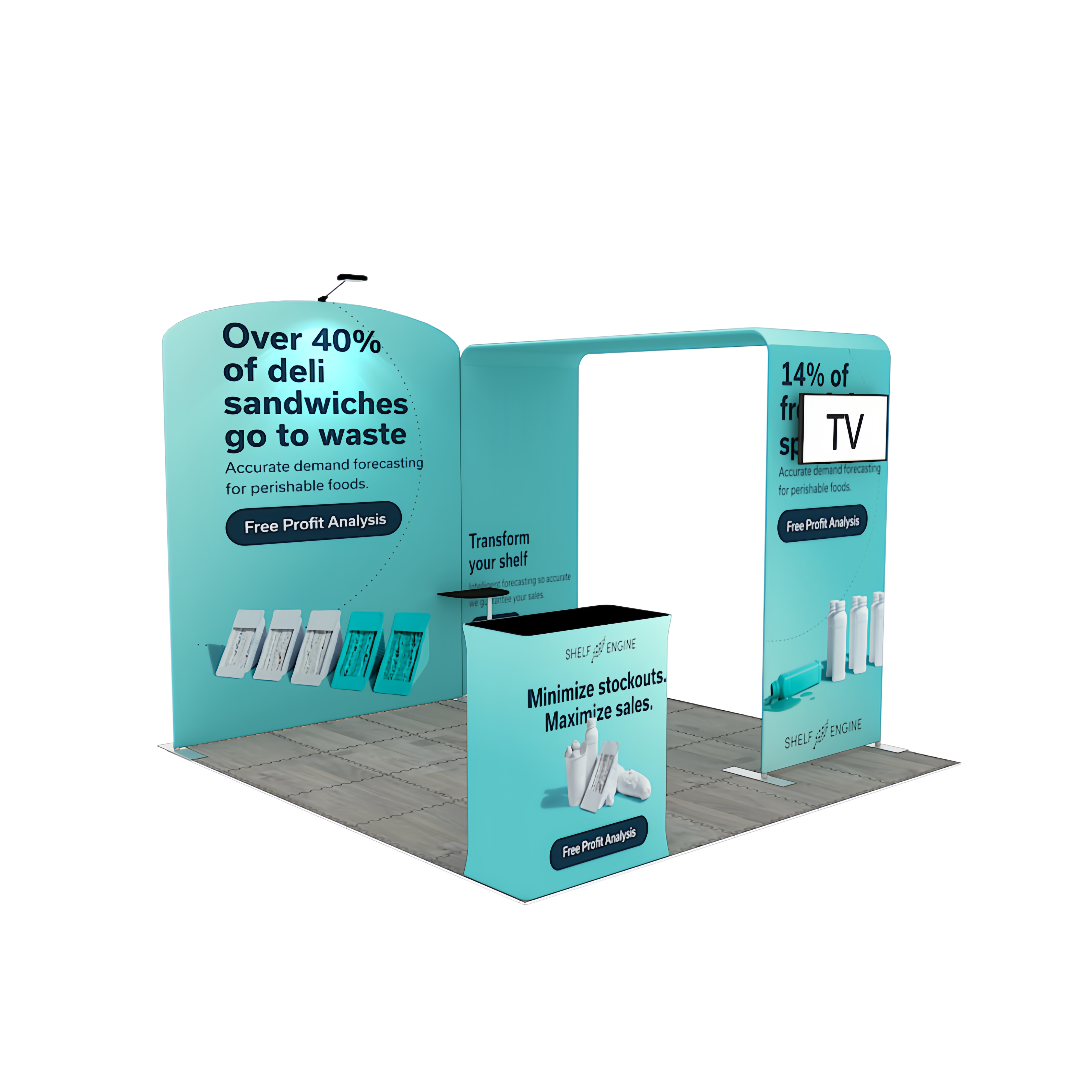 Trade Show Backdrop E01C1-5