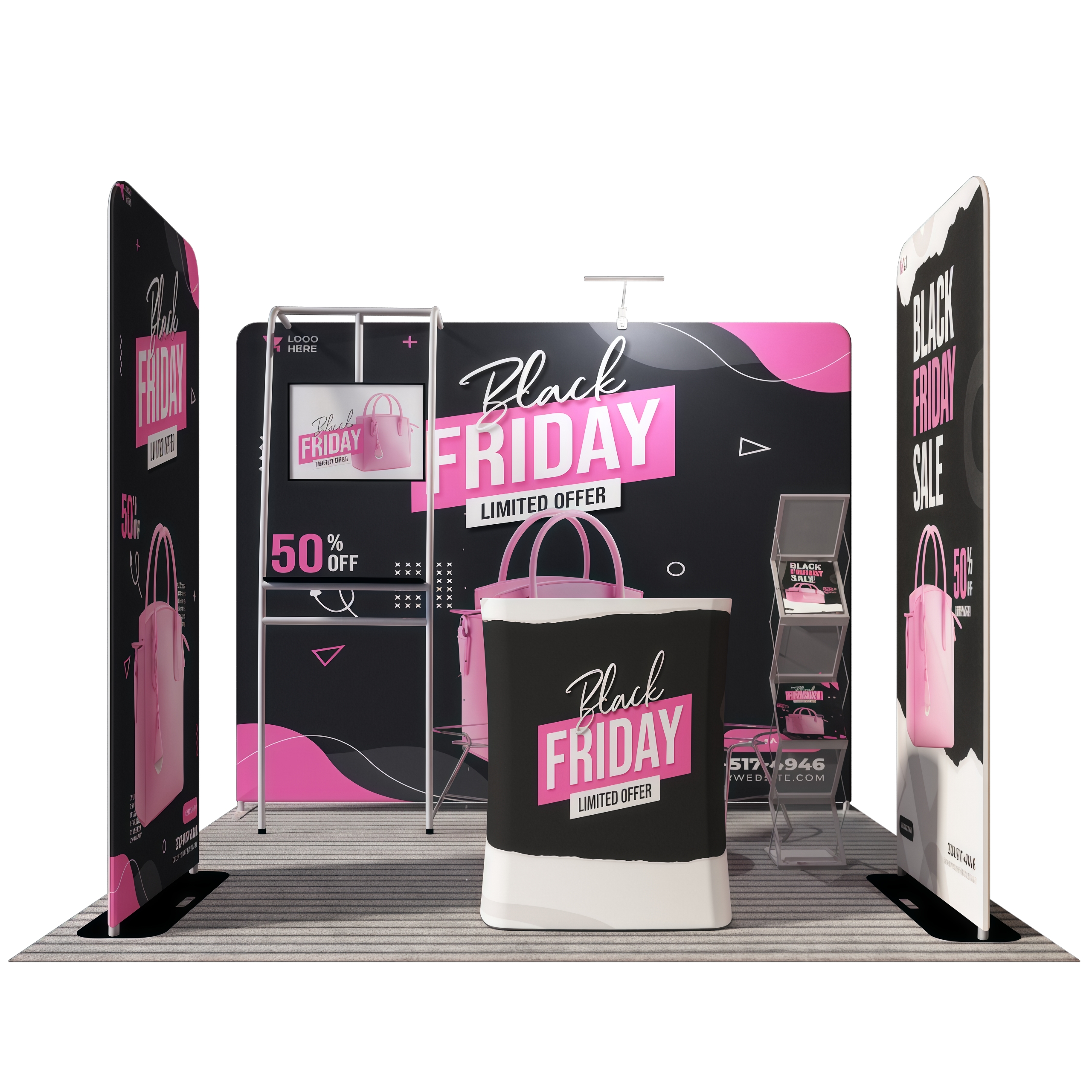 10x10 Display Booth E01C1-58