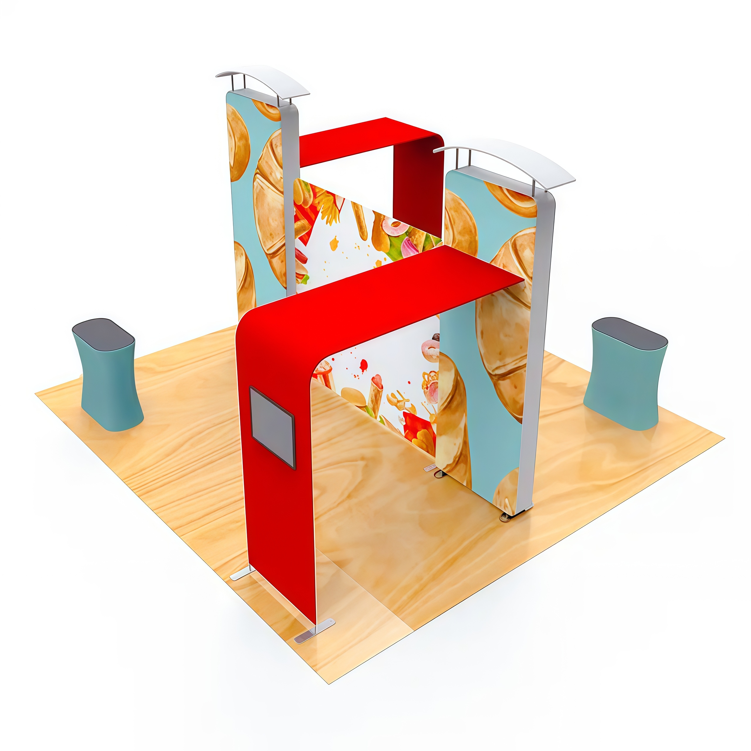 20 x 20 Trade Show Photo Booth E01C3-4
