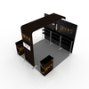 10ft x 10ft Shelf Booth Display E01C1-54