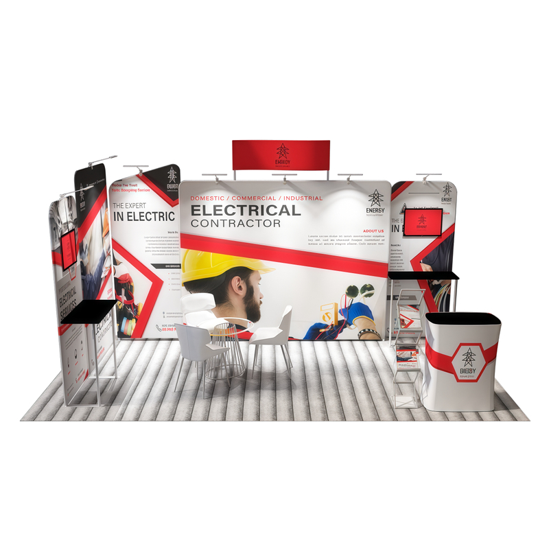 10x20 Tension Fabric Booth E01C2-59