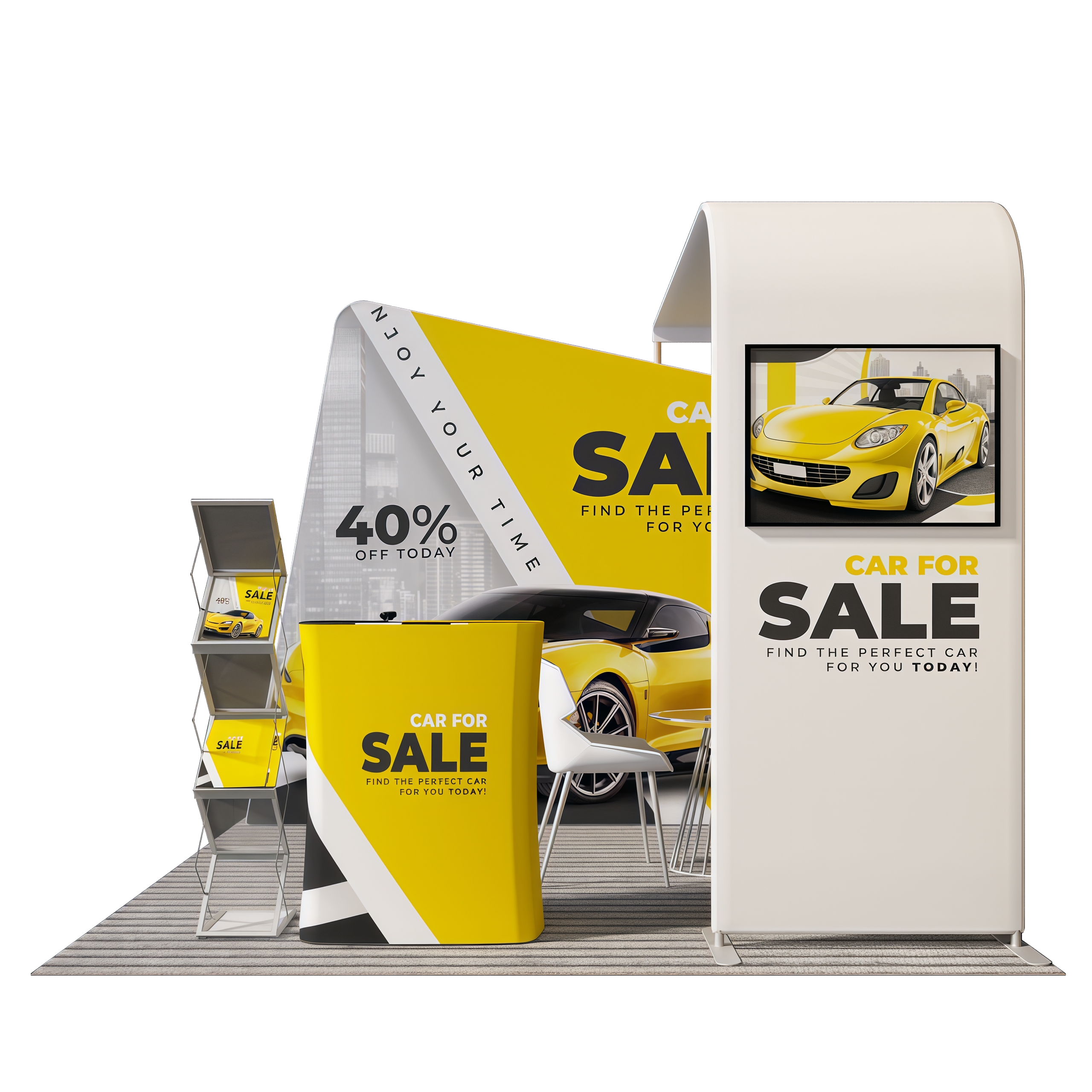Custom 10ft Trade Show Package E01C1-61