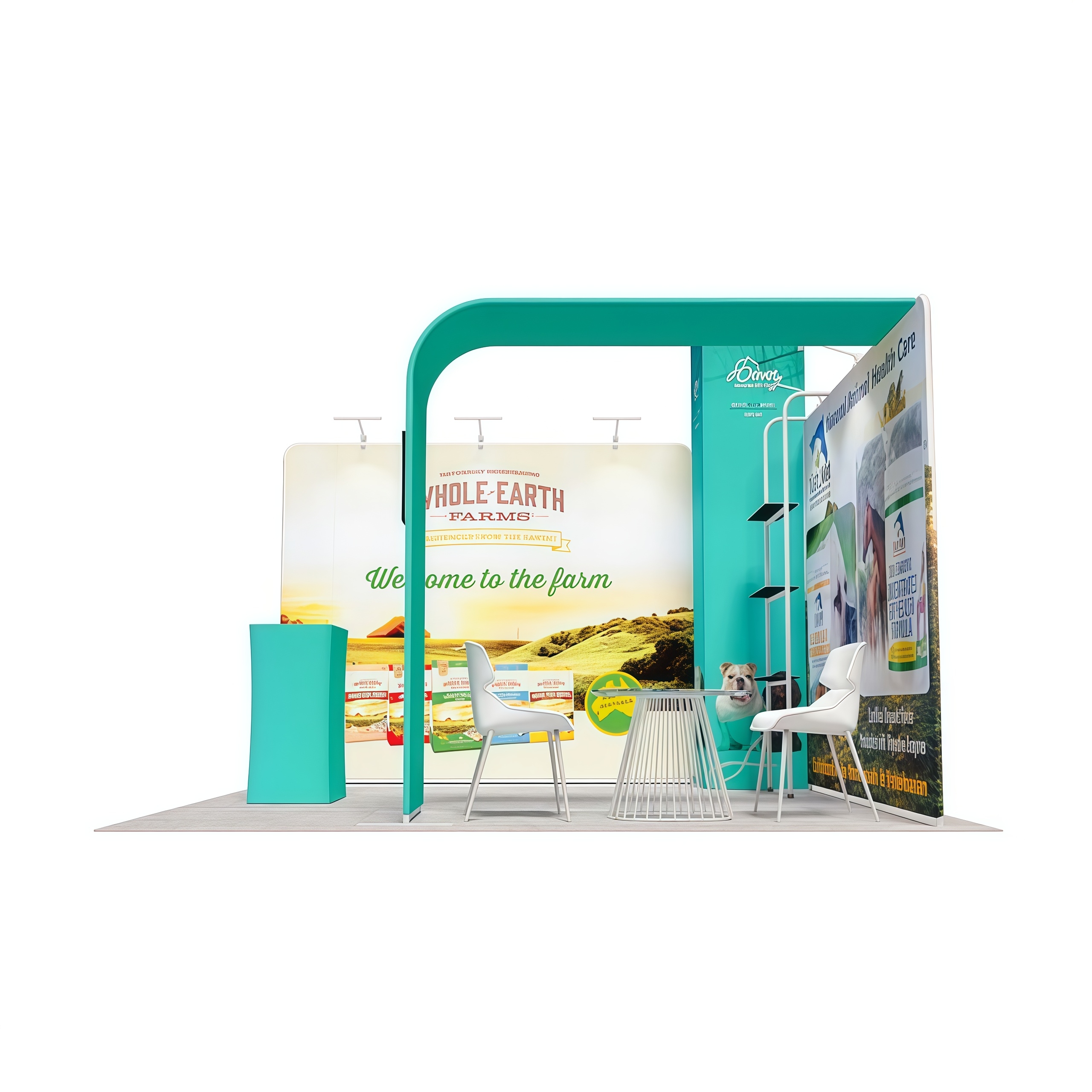 10x10 Tension Fabric Exhibit Booth E01C1-51