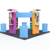6X6 Exhibition Stand E01C3-1