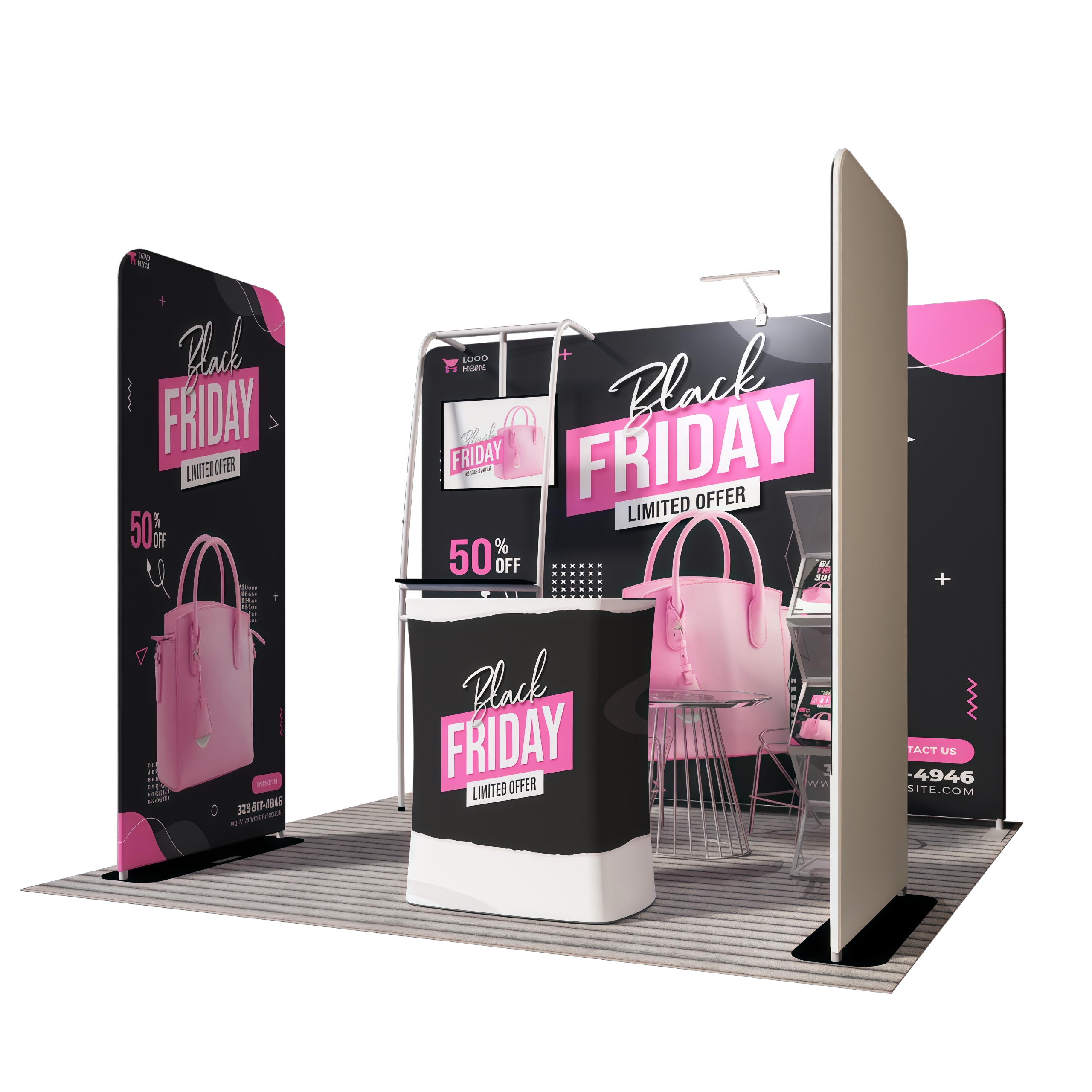 10x10 Display Booth E01C1-58