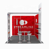 10ft Custom Printed Trade Show Booth E01C1-52