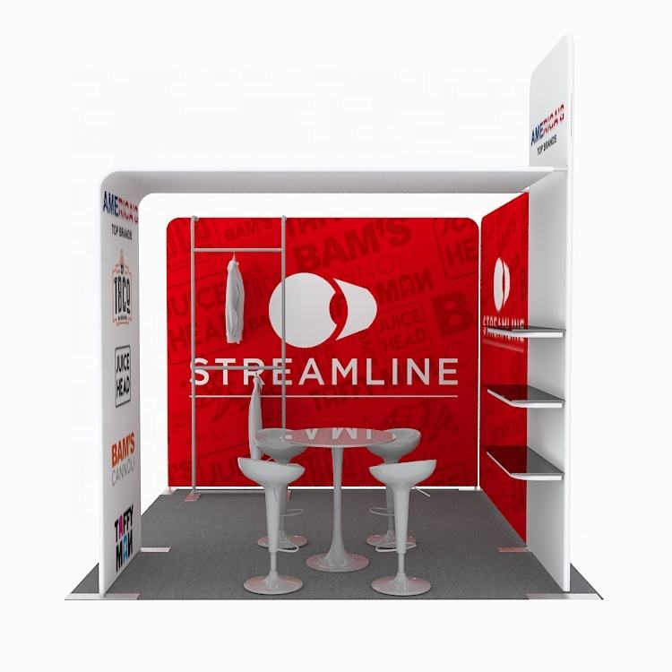 10ft Custom Printed Trade Show Booth E01C1-52