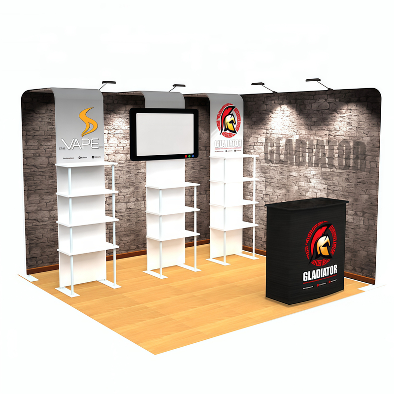 10x10 Shelving Booth E01C1-53