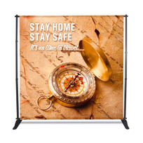 Adjustable Banner Stand E05D1