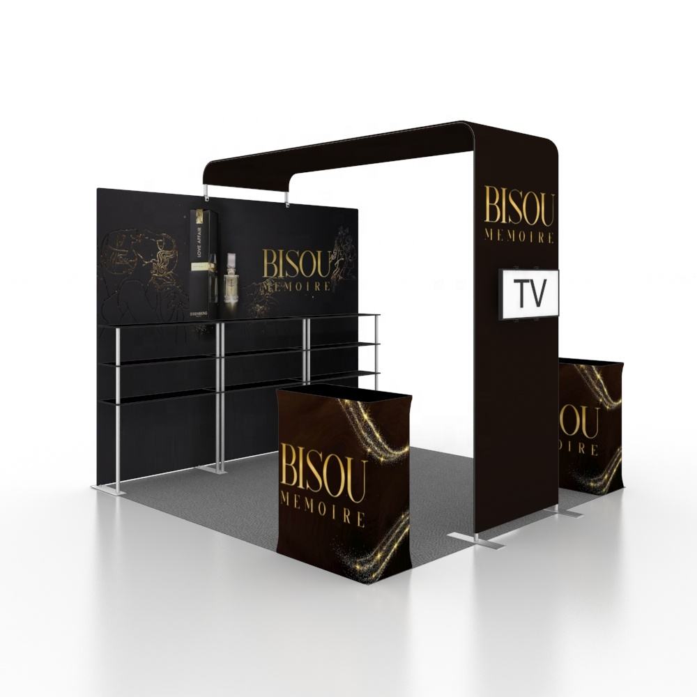 10ft x 10ft Shelf Booth Display E01C1-54