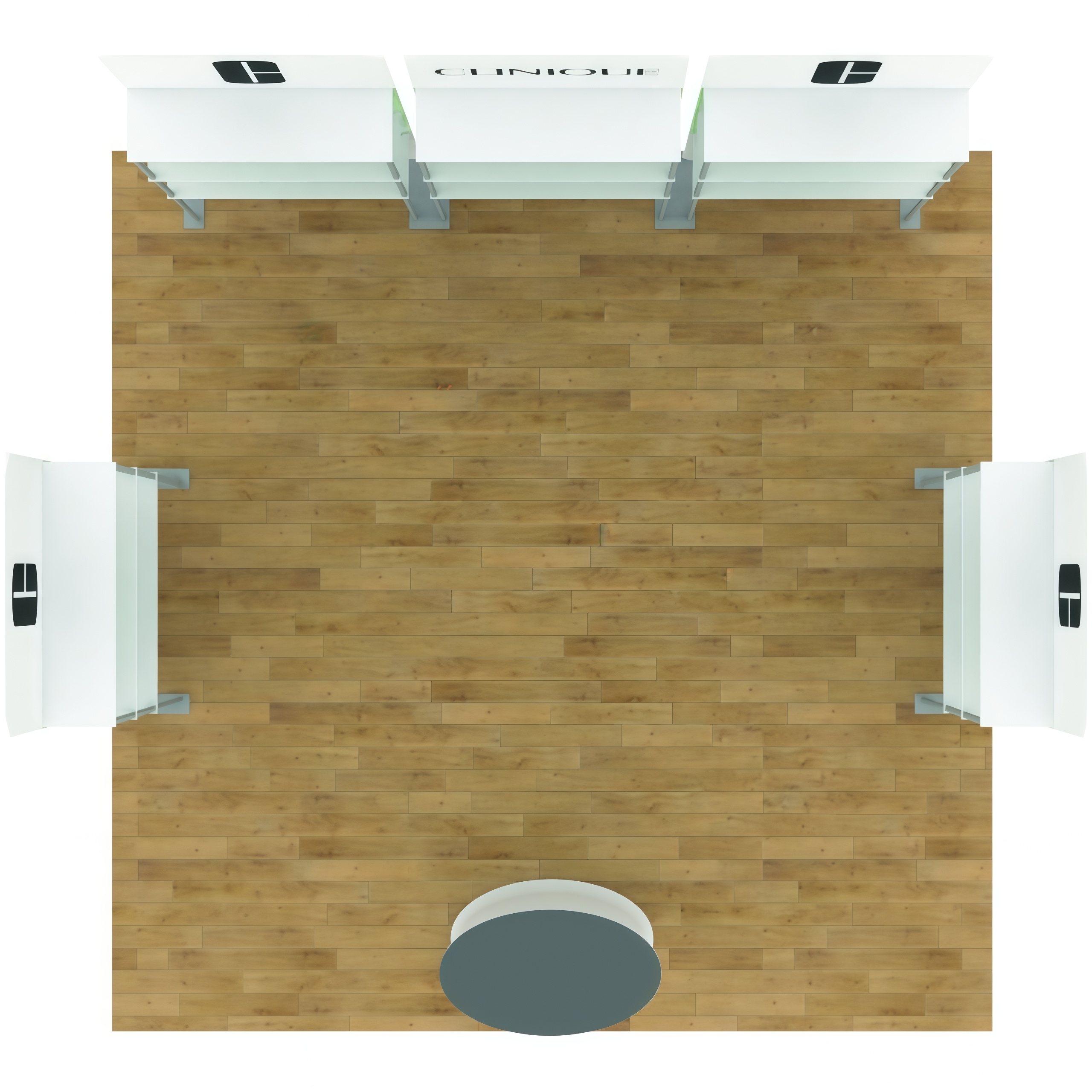 Shelving Display Booth E01C1-44