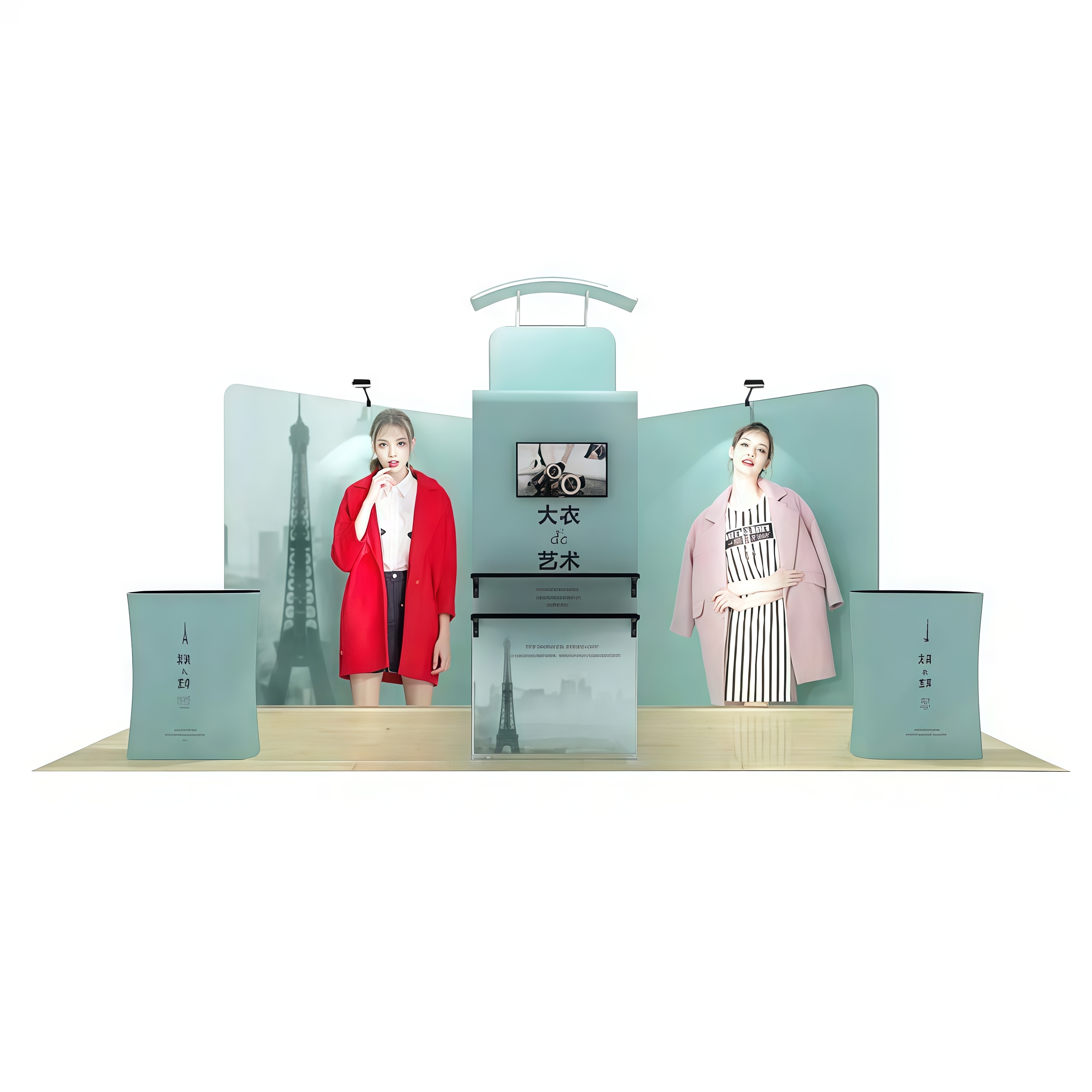 10x20 Booth Display E01C2-2