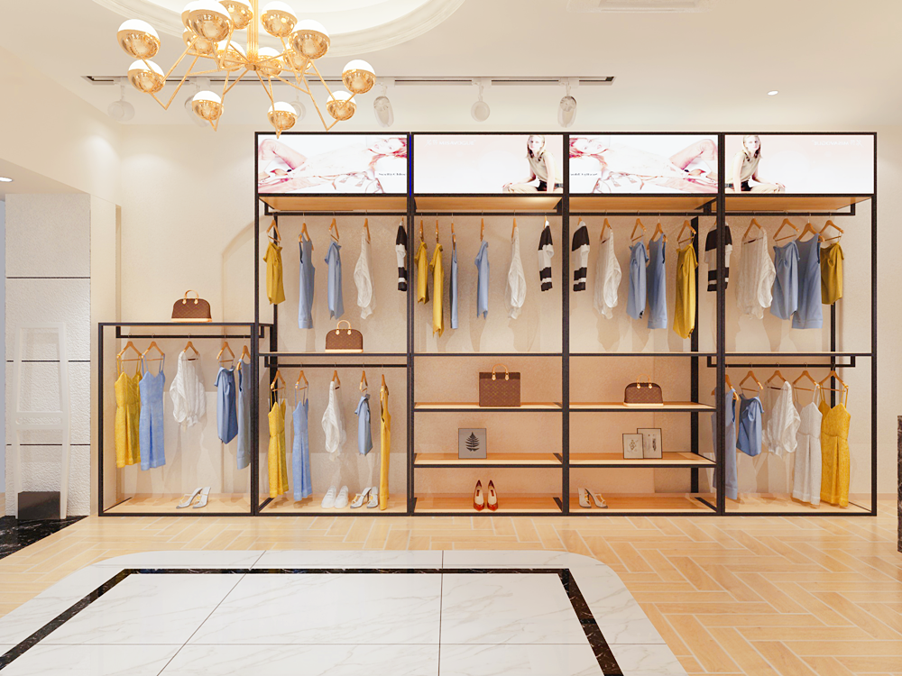 6-clothes store shelves