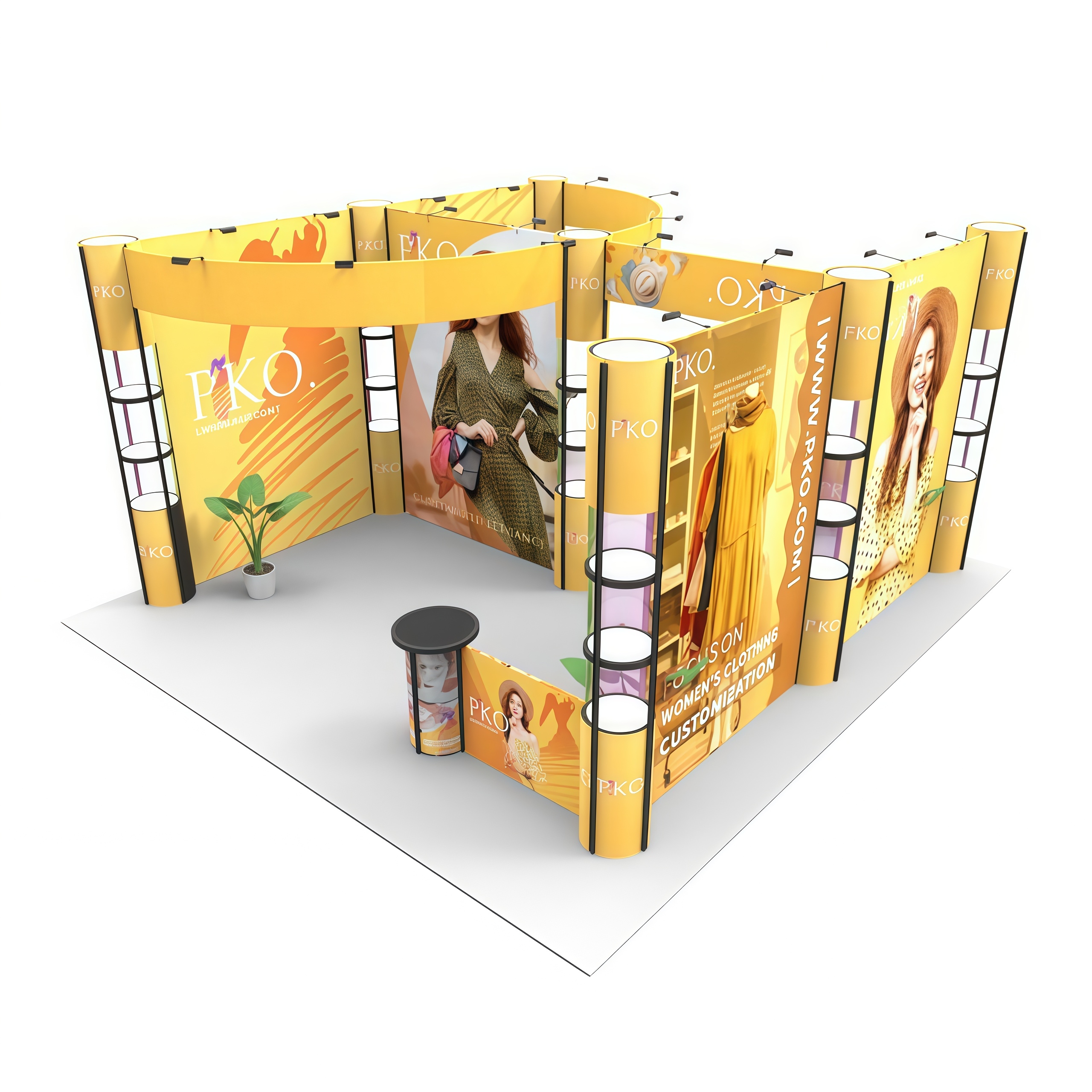 20ft*20ft Exhibit Booth E01B13