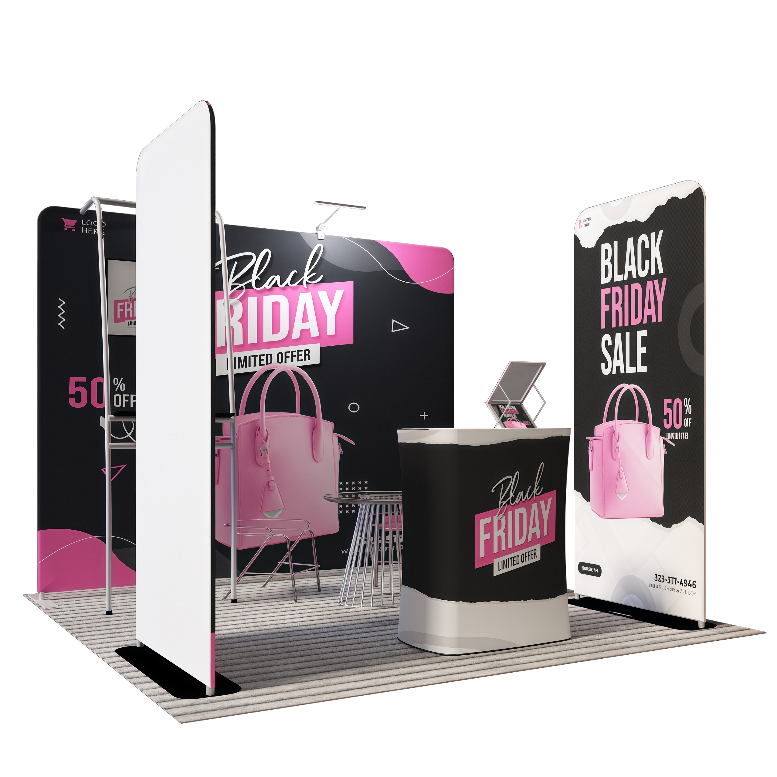 10x10 Display Booth E01C1-58