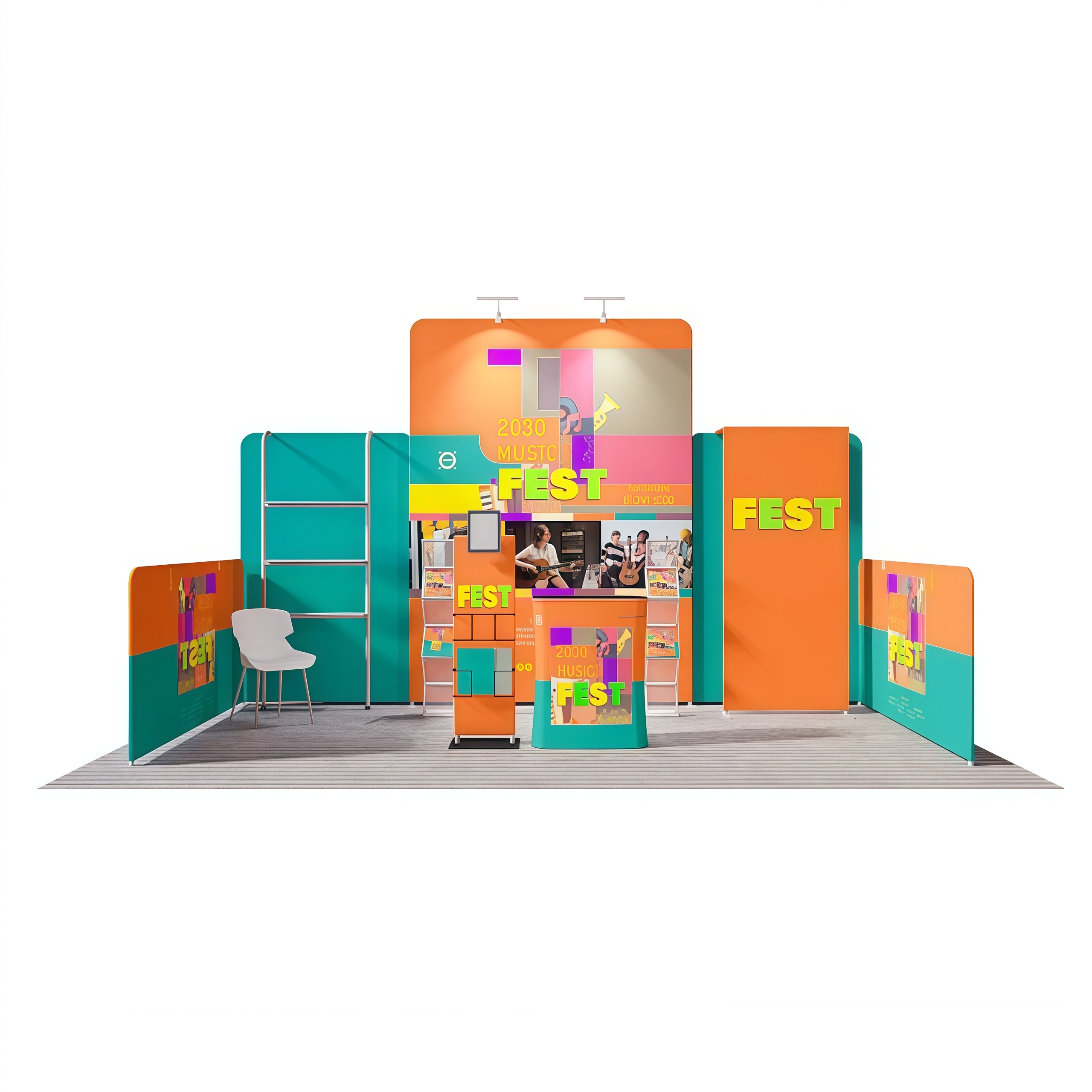10x20 Fabric Exhibit Booth E01C2-53