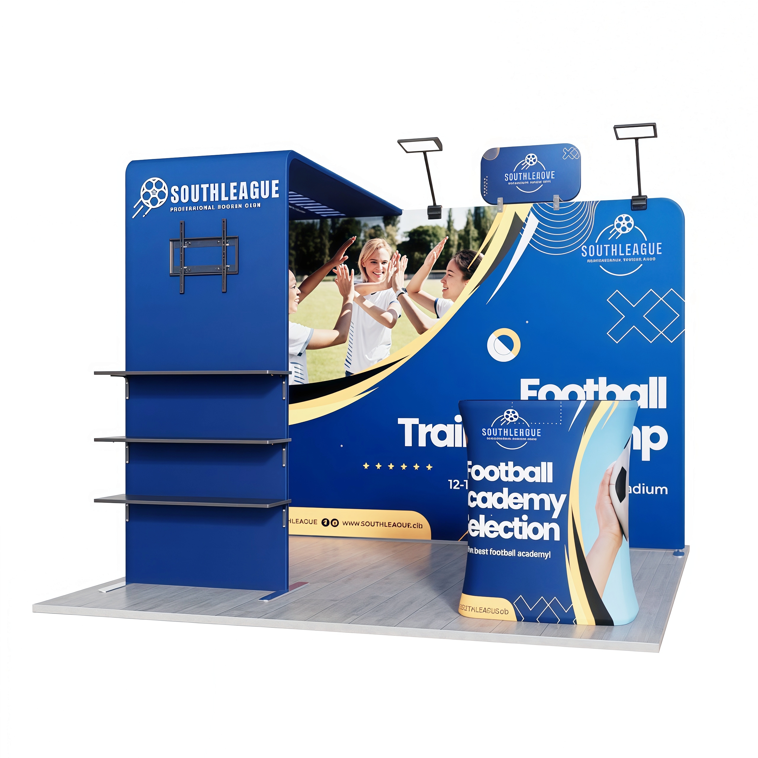Easy Assembly Panel Booth E01C1-33