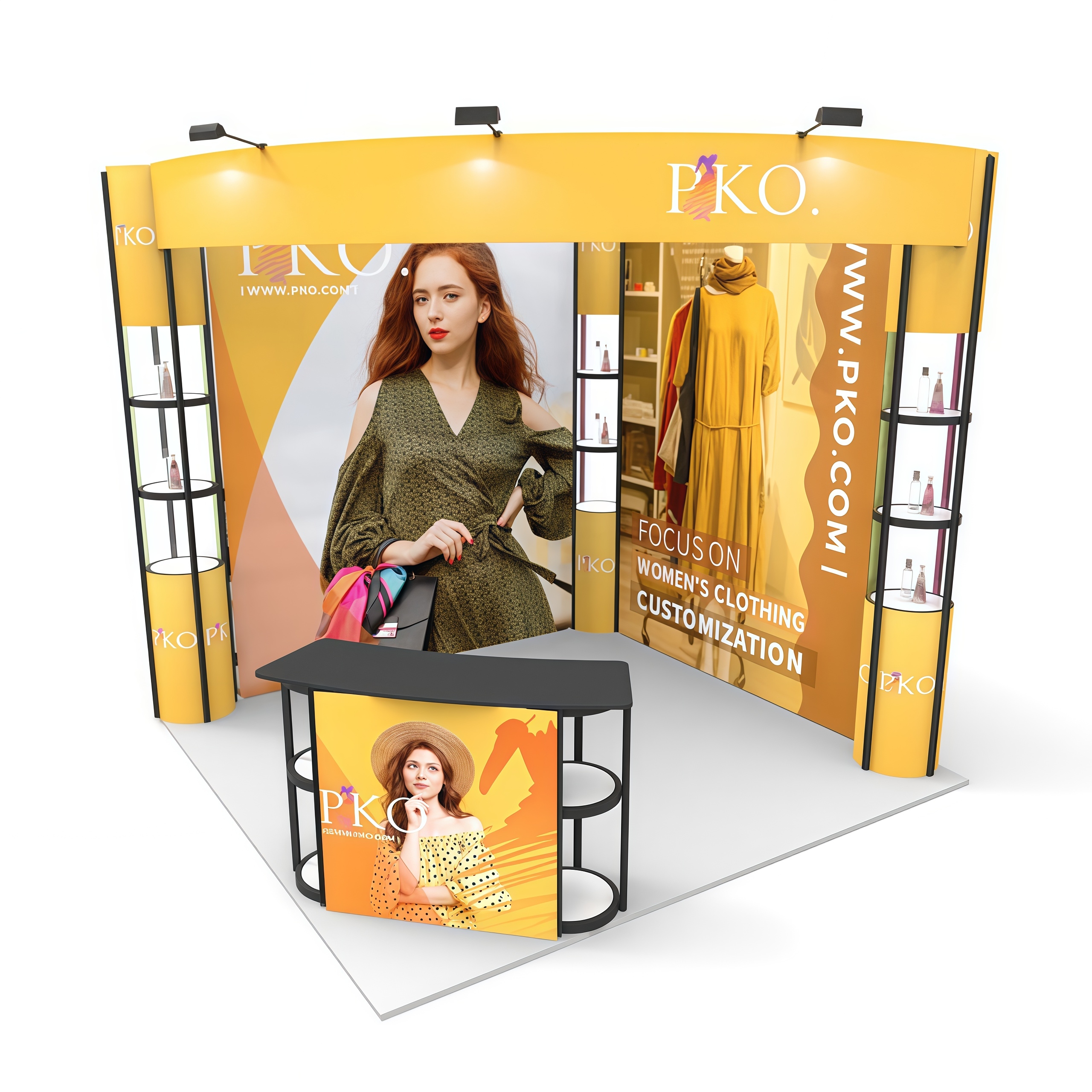 10ft*10ft Corner Booth E01B8