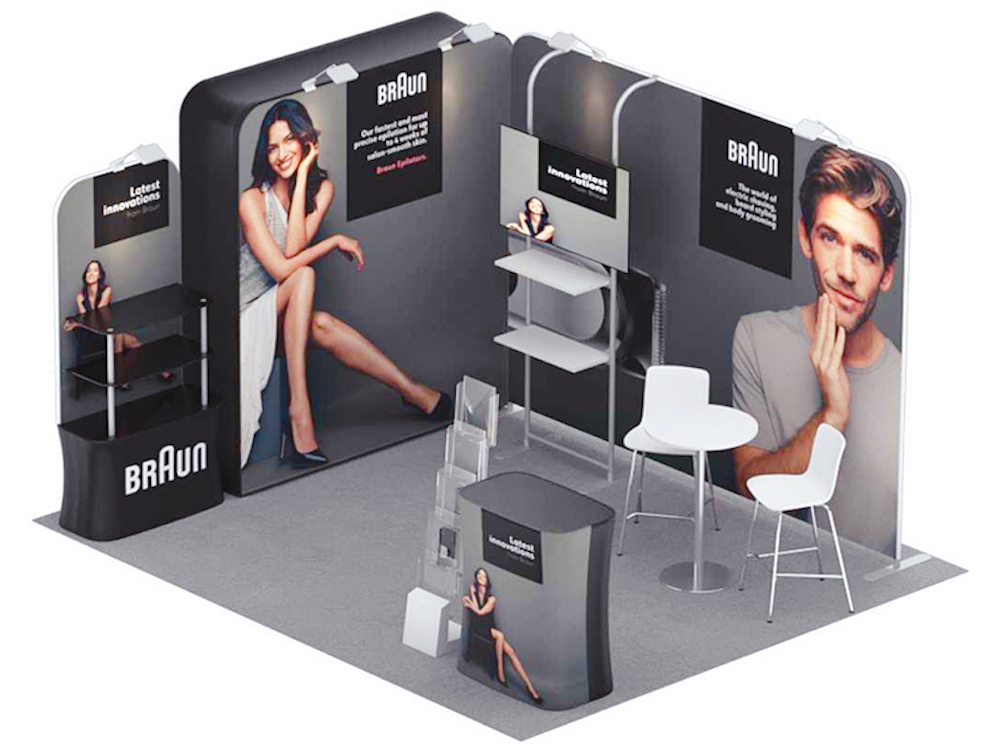Beauty and Fashion Trade Shows Booth