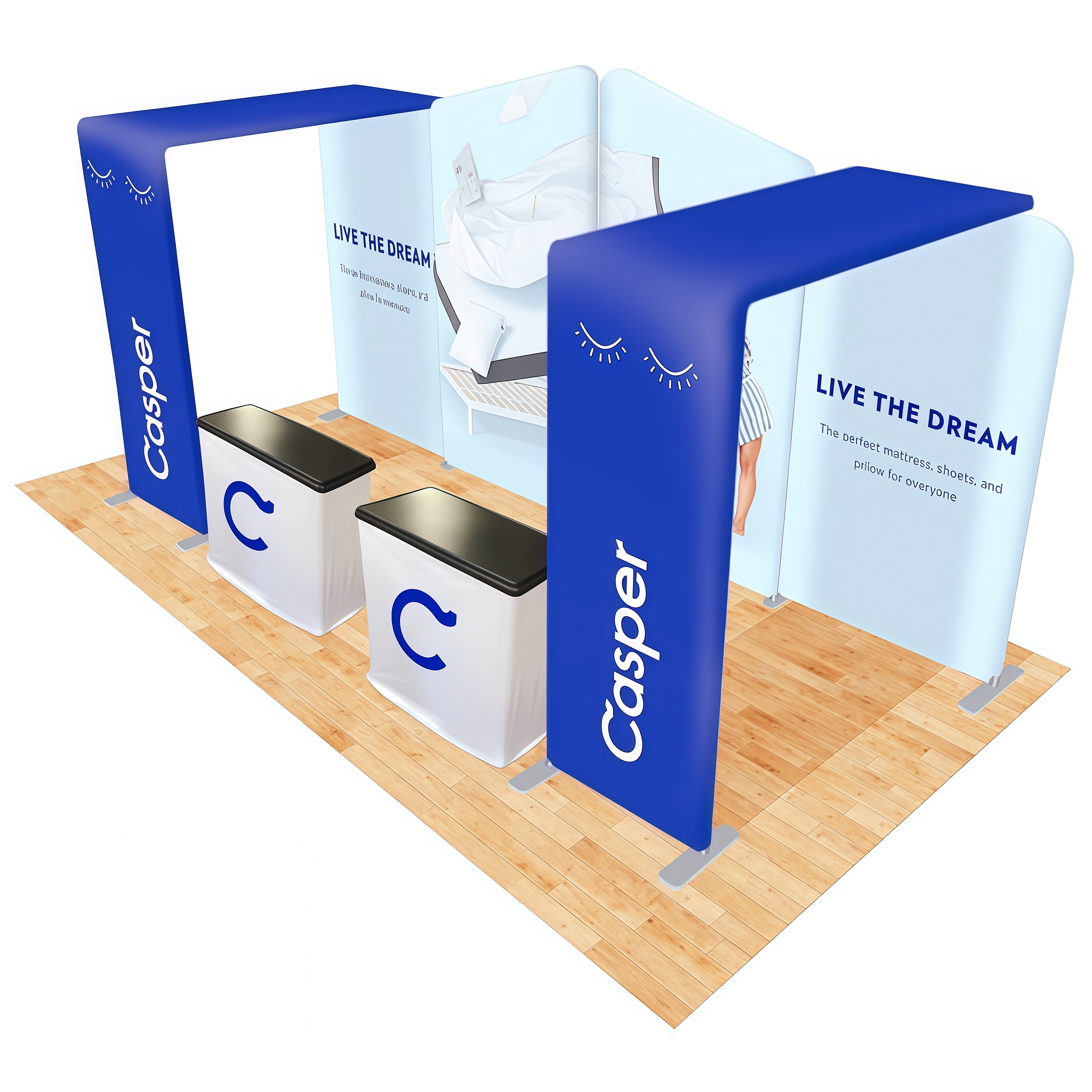 10FT x 20FT Trade Show Exhibits E01C2-47